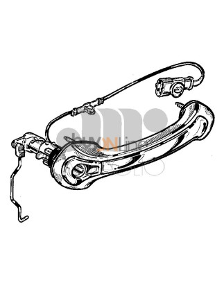 EH057800 MANIGLIA PORTA ESTERNA