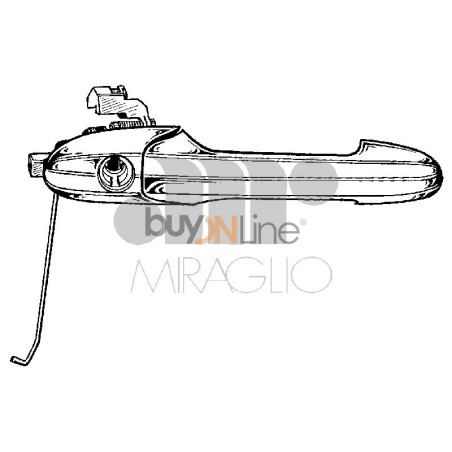 EH067900 MANIGLIA PORTA ESTERNA