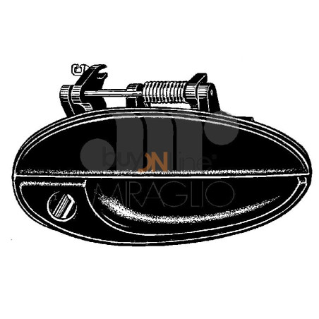 EH089000 MANIGLIA PORTA ESTERNA