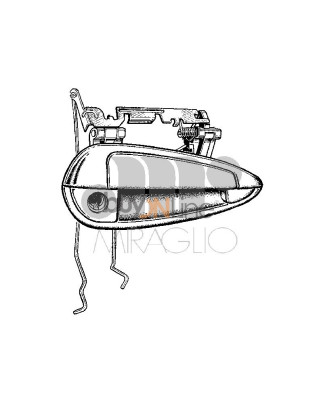 EH092900 MANIGLIA PORTA ESTERNA