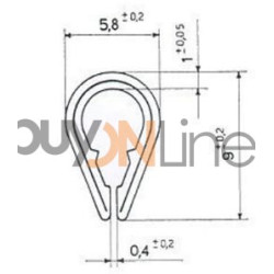 RL070000 TRAFILATO GOCCIOLATOIO
