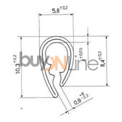 RL080000 TRAFILATO GOCCIOLATOIO