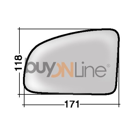 SQ051100 VETRO CON PIASTRA