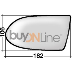 SQ053100 VETRO CON PIASTRA