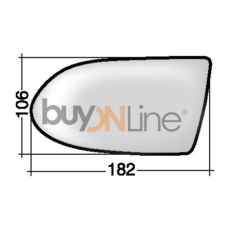 SQ053100 VETRO CON PIASTRA