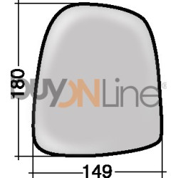 SQ068800 VETRO CON PIASTRA
