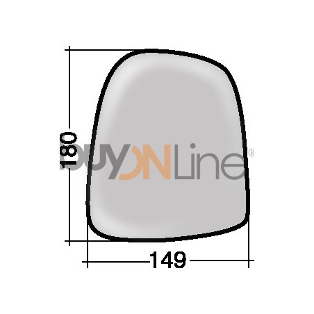 SQ071700 VETRO CON PIASTRA