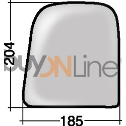 SQ089800 VETRO CON PIASTRA