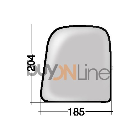 SQ089800 VETRO CON PIASTRA