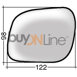 SQ096300 VETRO CON PIASTRA