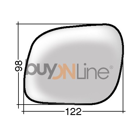 SQ096300 VETRO CON PIASTRA