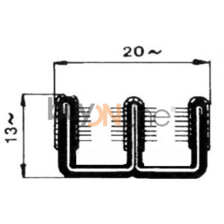 TA076000 CANALINO COPRIFILO