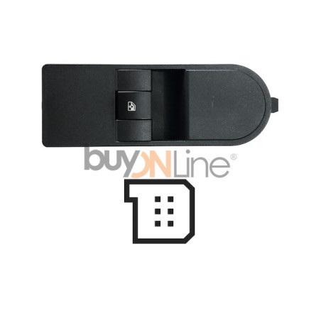 YY012000 PULSANTIERA ALZACRISTALLI