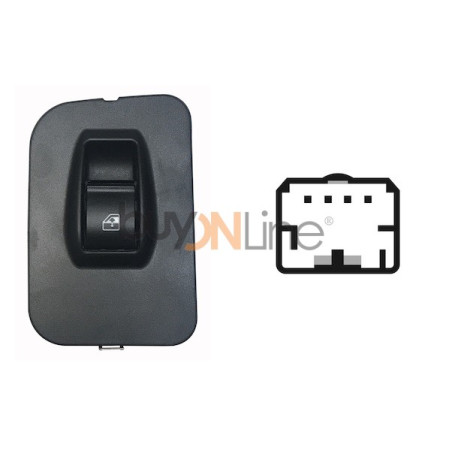 YY030000 PULSANTIERA ALZACRISTALLI