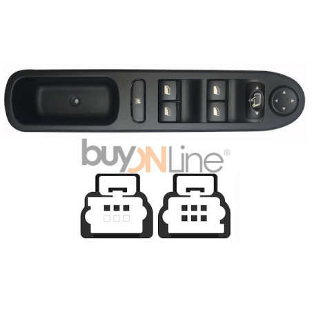 YY062000 PULSANTIERA ALZACRISTALLI