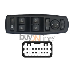 YY064000 PULSANTIERA ALZACRISTALLI