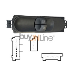 YY078000 PULSANTIERA ALZACRISTALLI