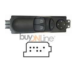 YY080000 PULSANTIERA ALZACRISTALLI