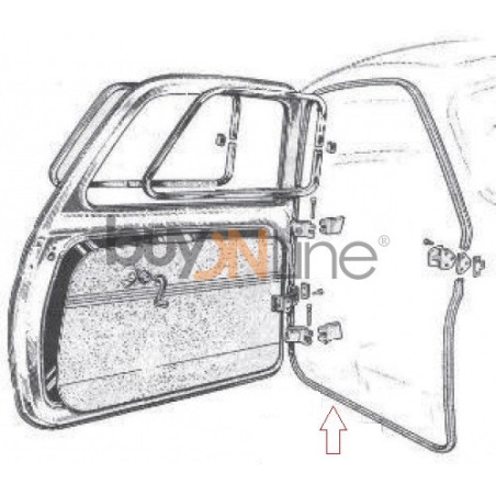 AD092000 GUARNIZIONE PORTA