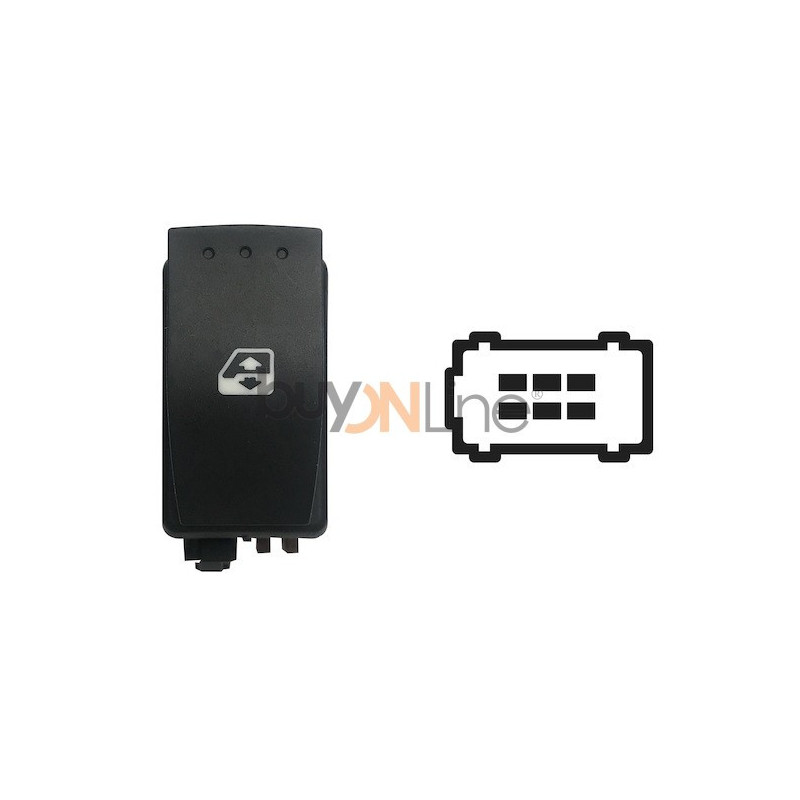 EC001000 INTERRUTTORE ALZACRISTALLI