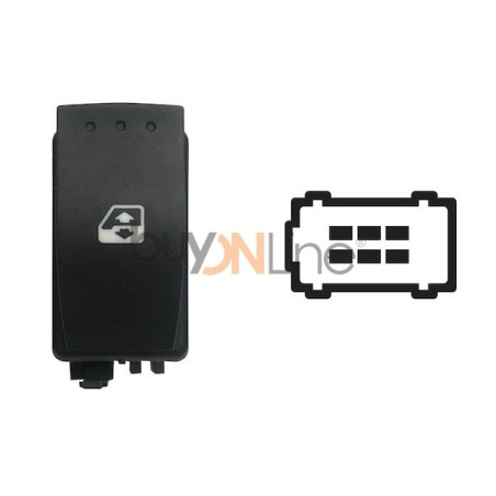 EC001000 INTERRUTTORE ALZACRISTALLI