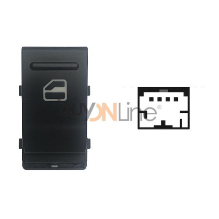 EC009000 INTERRUTTORE ALZACRISTALLI