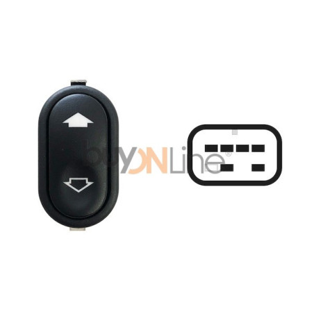 EC025000 INTERRUTTORE ALZACRISTALLI