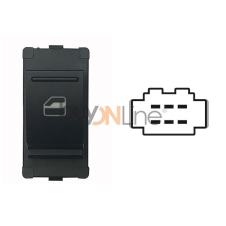 EC040200 INTERRUTTORE ALZACRISTALLI