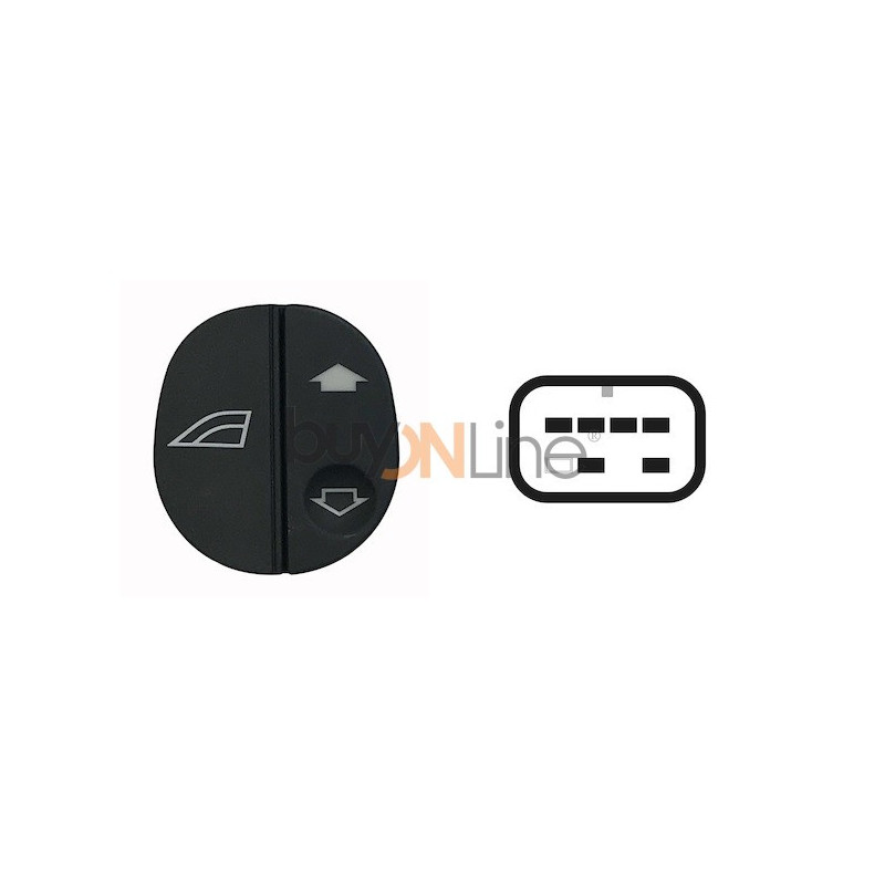 EC051000 INTERRUTTORE ALZACRISTALLI