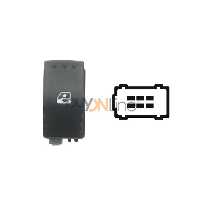 EC057000 INTERRUTTORE ALZACRISTALLI