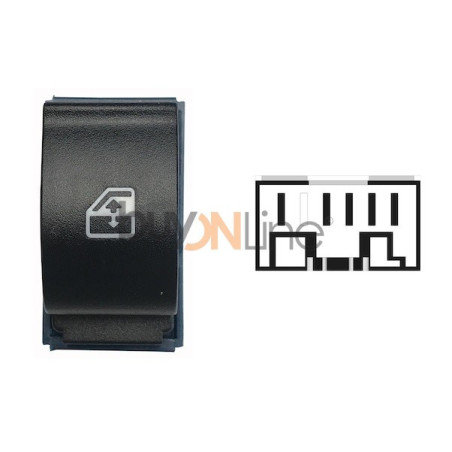 EC078000 INTERRUTTORE ALZACRISTALLI