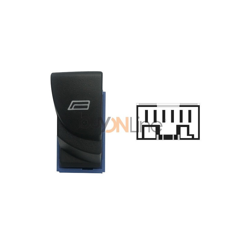 EC081000 INTERRUTTORE ALZACRISTALLI