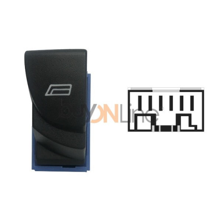 EC081000 INTERRUTTORE ALZACRISTALLI