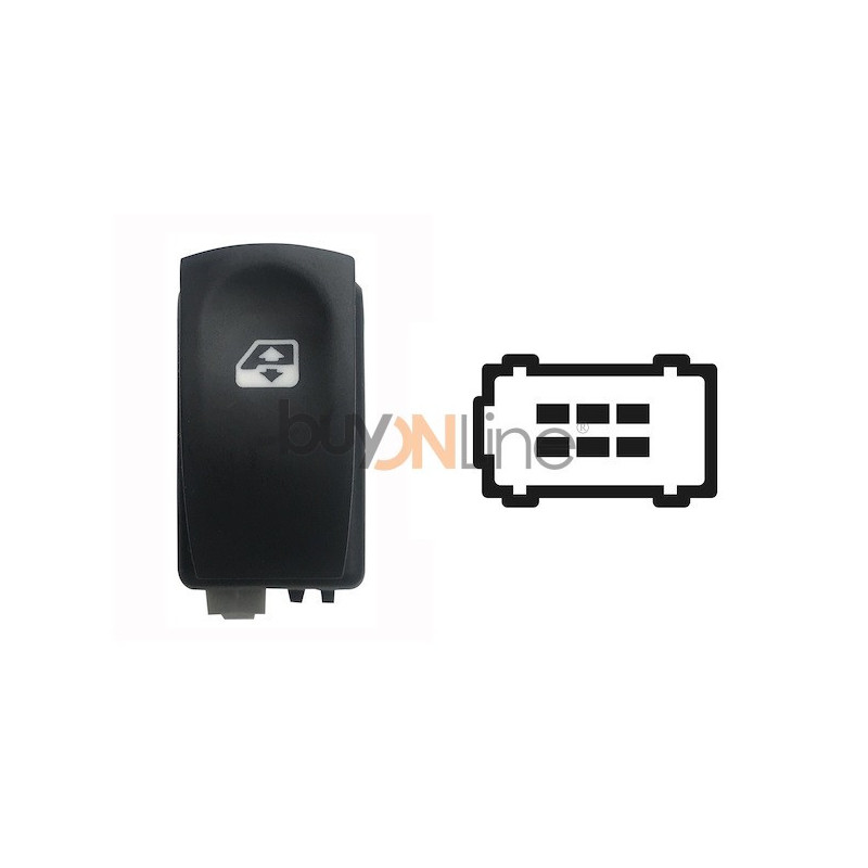 EC089000 INTERRUTTORE ALZACRISTALLI