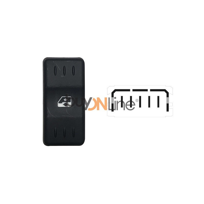 EC095000 INTERRUTTORE ALZACRISTALLI