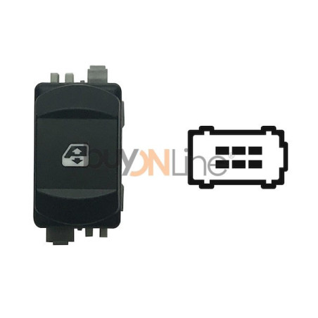 EC099000 INTERRUTTORE ALZACRISTALLI