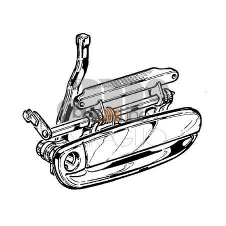 EH015600 MANIGLIA PORTA ESTERNA