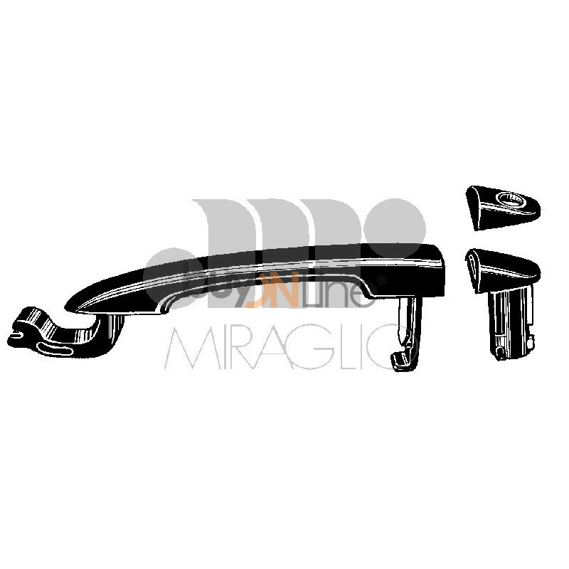 EH040200 MANIGLIA PORTA ESTERNA