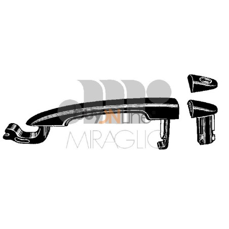 EH040200 MANIGLIA PORTA ESTERNA
