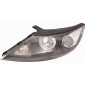 PROIETTORE DESTRO CON PARABOLA NERA KIA SPORTAGE 0108  0110, KIA SPORTAGE 0110  0114