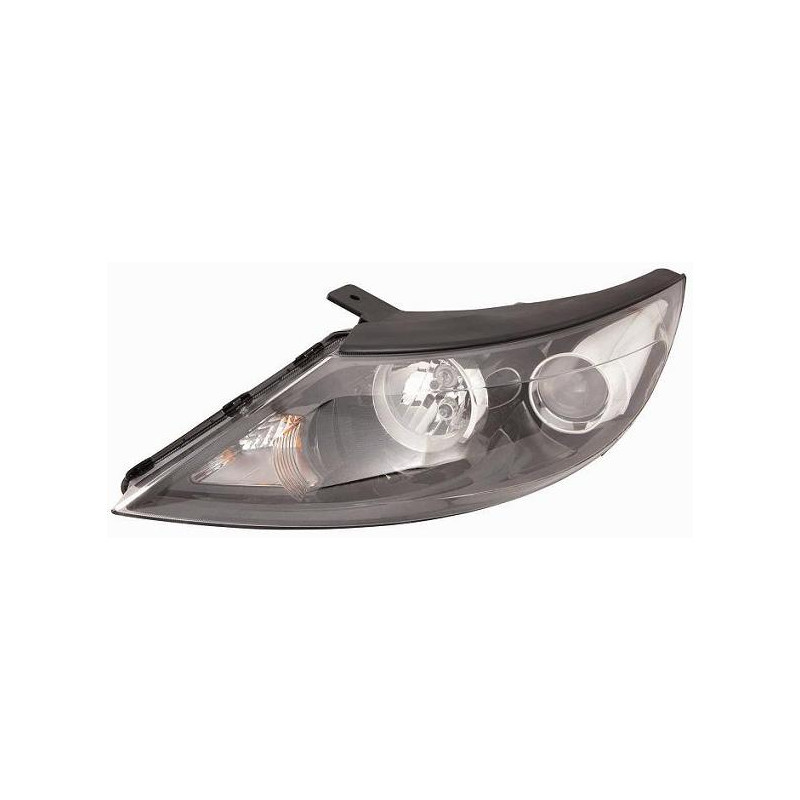PROIETTORE SINISTRO CON PARABOLA NERA KIA SPORTAGE 0108  0110, KIA SPORTAGE 0110  0114