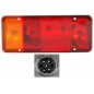 FANALE POSTERIORE SINISTRO CON PORTALAMPADA CONNETTORE CENTRALE IVECO DAILY 0100  0107