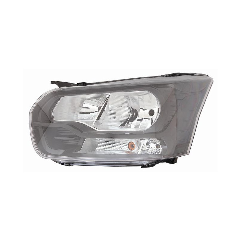 PROIETTORE DESTRO CON PARABOLA NERA CON MOTORE FORD TRANSIT 0113  0119