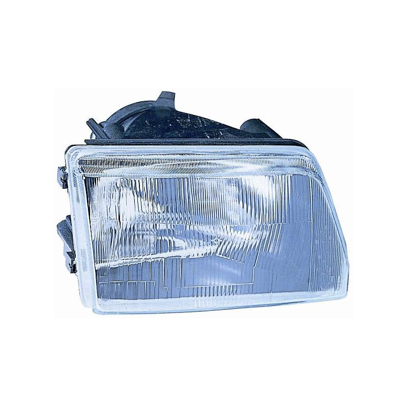 PROIETTORE SINISTRO REGOLAZIONE MANUALE CON PARABOLA NERA FIAT CINQUECENTO 0193  0198 VERS SPORTING