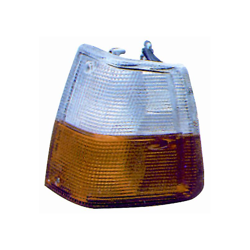 FANALE ANTERIORE DESTRO CON PORTALAMPADA ARANCIOBIANCO VOLVO 240260 0181  0185
