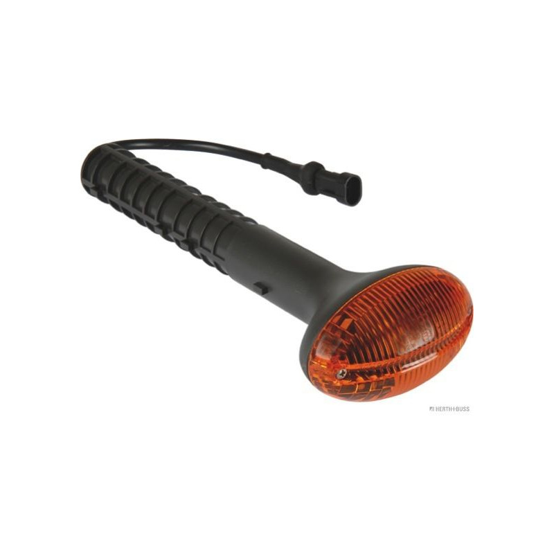 FANALE LATERALE DESTRO CON PORTALAMPADA ARANCIO TONDO IVECO EUROCARGO 0903