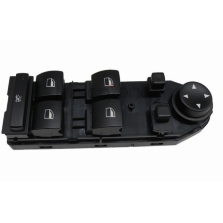 BLOCCO COMANDI ALZACRISTALLIRETROVISORI PORTA ANTERIORE SINISTRA 4 PIN 4 INTERRUTTORI BLOCCO FINESTRINI COMANDI RETROVISORI RIB