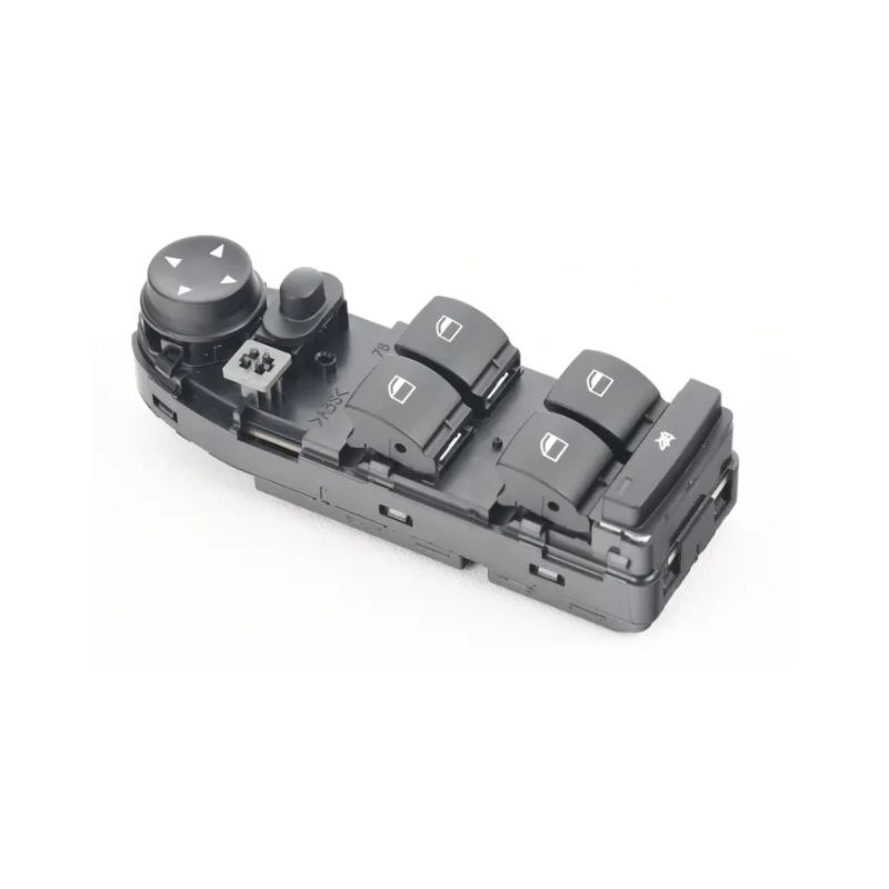 BLOCCO COMANDI ALZACRISTALLIRETROVISORI PORTA ANTERIORE SINISTRA 4 PIN 4 INTERRUTTORI BLOCCO FINESTRINI BMW SERIES 5 E60E61 010