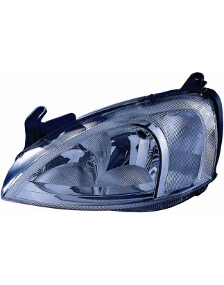 PROIETTORE DESTRO REGOLAZIONE ELETTRICA MODELLO VALEO T�V OPEL COMBO TF0TF1 0100  0112 VERS 2002 , OPEL CORSA C X01 0100  0106 