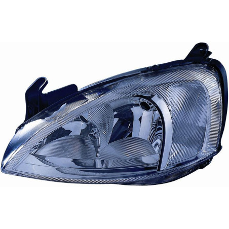 PROIETTORE DESTRO REGOLAZIONE ELETTRICA MODELLO VALEO T�V OPEL COMBO TF0TF1 0100  0112 VERS 2002 , OPEL CORSA C X01 0100  0106 